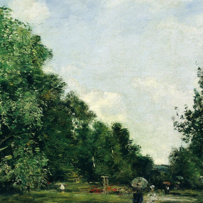 Parco Cordier A Trouville Eugène Boudin ebd102 quadro stampato su tela