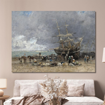 Ritorno Del Terre-Neuvier Eugène Boudin ebd113 quadro stampato su tela