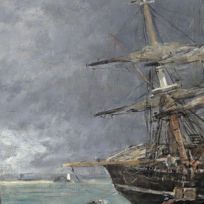 Ritorno Del Terre-Neuvier Eugène Boudin ebd113 quadro stampato su tela