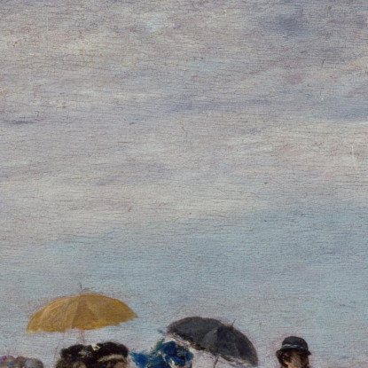 La Spiaggia 2 Eugène Boudin ebd132 quadro stampato su tela