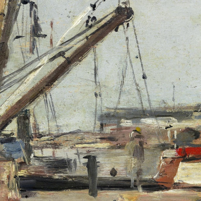 I Pescherecci Eugène Boudin ebd145 quadro stampato su tela