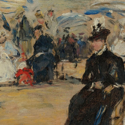 Trouville La Nourrice Eugène Boudin ebd150 quadro stampato su tela