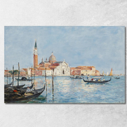 Venezia Chiesa Di San Giorgio Eugène Boudin ebd170 quadro stampato su tela