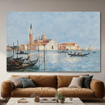 Venezia Chiesa Di San Giorgio Eugène Boudin ebd170 quadro stampato su tela