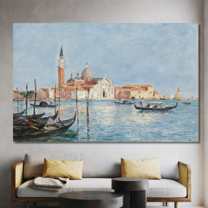 Venezia Chiesa Di San Giorgio Eugène Boudin ebd170 quadro stampato su tela