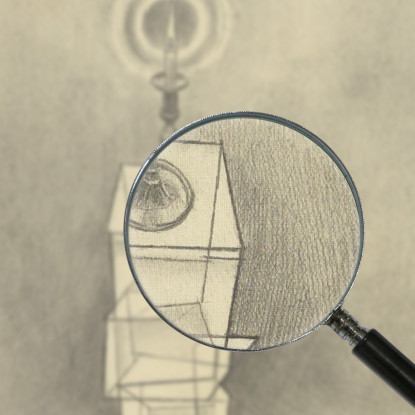 Il Candeliere La Candela Commemorativa Karl Wiener kwn119 quadro stampato su tela