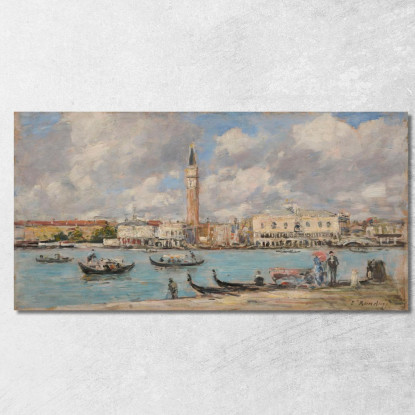 Venezia. San Giorgio Eugène Boudin ebd173 quadro stampato su tela