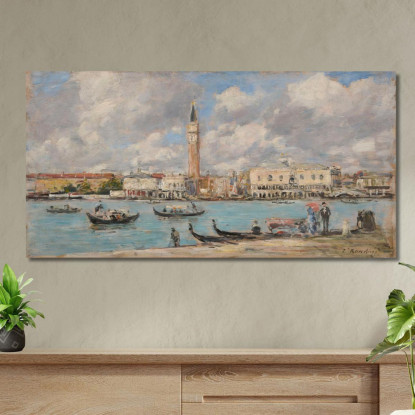 Venezia. San Giorgio Eugène Boudin ebd173 quadro stampato su tela