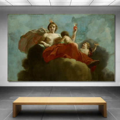 Caritas: Rappresentazione Allegorica Della Cura Dei Lebbrosi E Degli Innocenti Gerard de Lairesse gdl10 quadro stampato su tela