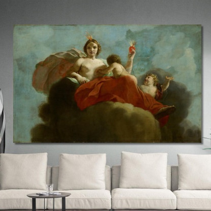 Caritas: Rappresentazione Allegorica Della Cura Dei Lebbrosi E Degli Innocenti Gerard de Lairesse gdl10 quadro stampato su tela