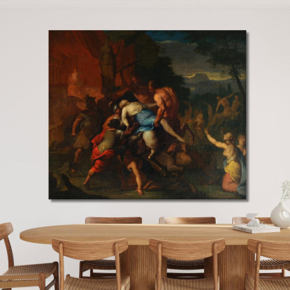 Combattimento Tra Centauri E Lapiti Gerard de Lairesse gdl12 quadro stampato su tela