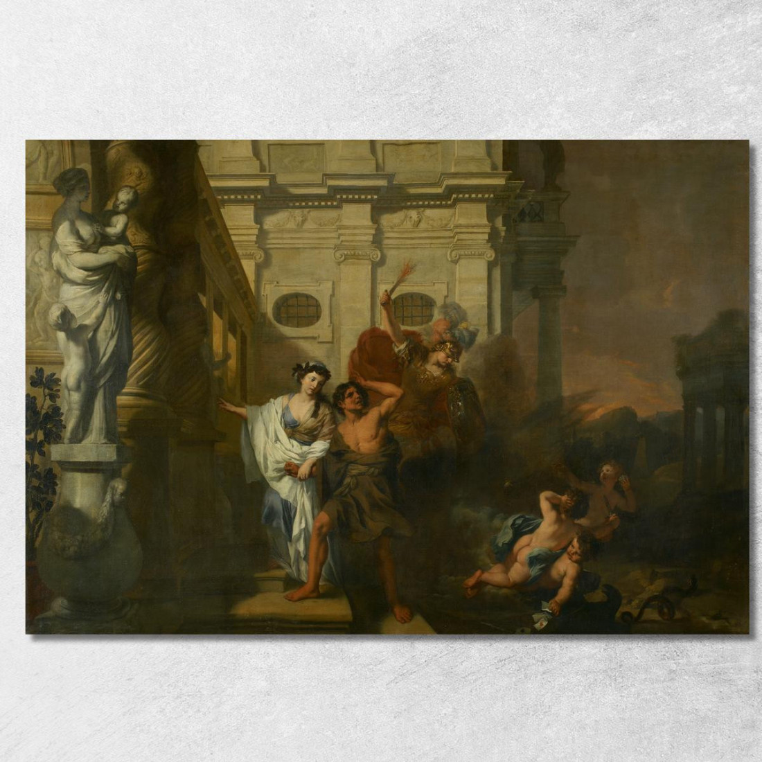 La Disciplina Guida Un Bisognoso Gerard de Lairesse gdl14 quadro stampato su tela