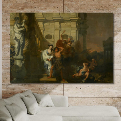 La Disciplina Guida Un Bisognoso Gerard de Lairesse gdl14 quadro stampato su tela