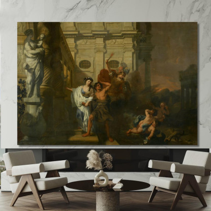 La Disciplina Guida Un Bisognoso Gerard de Lairesse gdl14 quadro stampato su tela