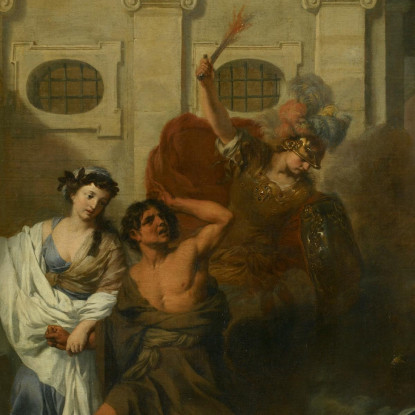 La Disciplina Guida Un Bisognoso Gerard de Lairesse gdl14 quadro stampato su tela