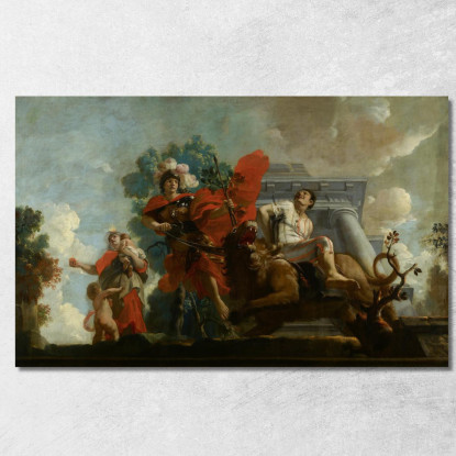 La Fortezza Imbriglia La Follia: Rappresentazione Allegorica Della Cura Dei Lebbrosi E Degli Innocenti Gerard de Lairesse gdl16