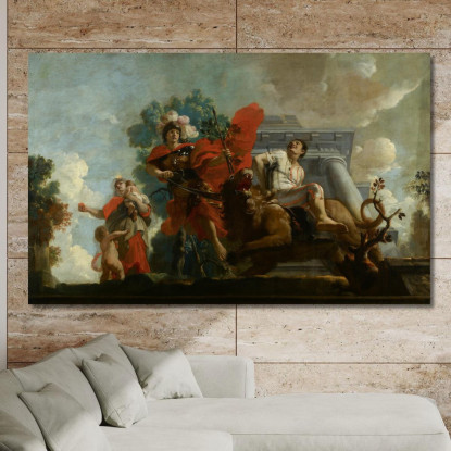 La Fortezza Imbriglia La Follia: Rappresentazione Allegorica Della Cura Dei Lebbrosi E Degli Innocenti Gerard de Lairesse gdl16