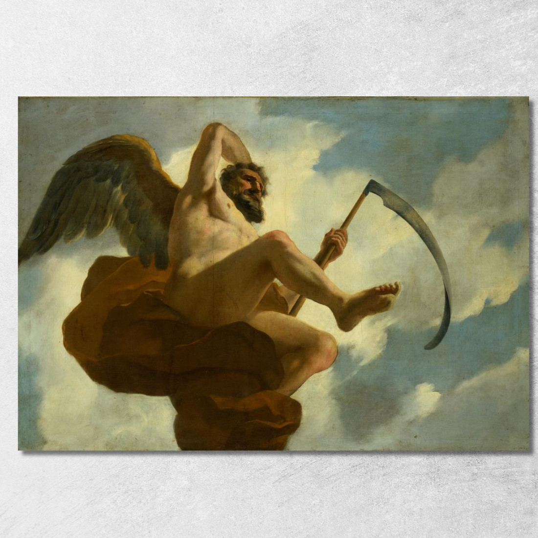 Saturno: Rappresentazione Allegorica Della Cura Dei Lebbrosi E Degli Innocenti Gerard de Lairesse gdl24 quadro stampato su tela