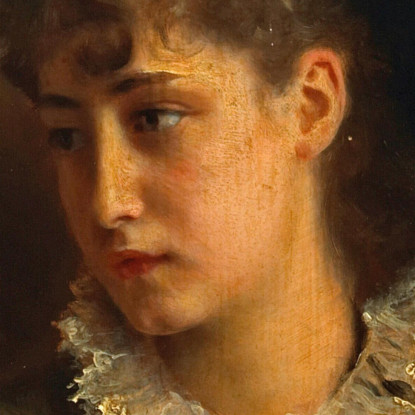 Una Bellezza Solenne Gustave Jean Jacquet gjj6 quadro stampato su tela