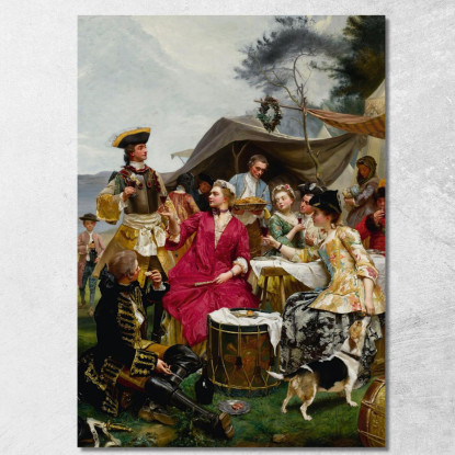 Il Benvenuto Gustave Jean Jacquet gjj12 quadro stampato su tela