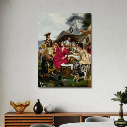 Il Benvenuto Gustave Jean Jacquet gjj12 quadro stampato su tela