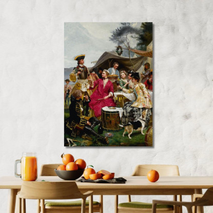 Il Benvenuto Gustave Jean Jacquet gjj12 quadro stampato su tela