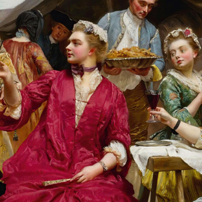 Il Benvenuto Gustave Jean Jacquet gjj12 quadro stampato su tela