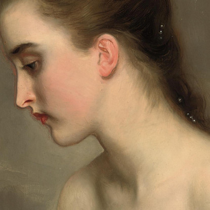 La Debuttante Gustave Jean Jacquet gjj22 quadro stampato su tela