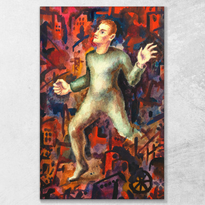 Colui Che Cerca Karl Wiener kwn129 quadro stampato su tela