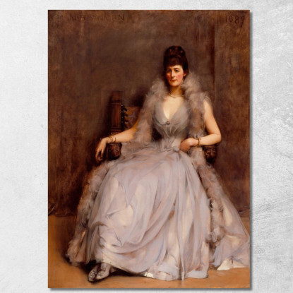 Ritratto Di Cecilia Tower James Jebusa Shannon jjs25 quadro stampato su tela