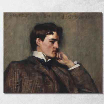 Il Fratello Dell'Artista Tom James Jebusa Shannon jjs36 quadro stampato su tela