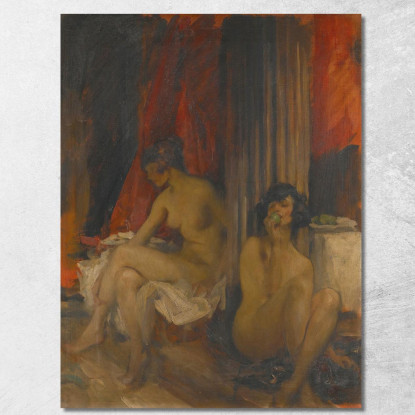 La Mela Verde James Jebusa Shannon jjs41 quadro stampato su tela