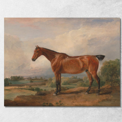 Un Cacciatore In Un Paesaggio James Ward jwr4 quadro stampato su tela