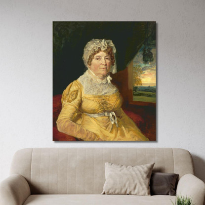 Una Donna Sconosciuta James Ward jwr8 quadro stampato su tela