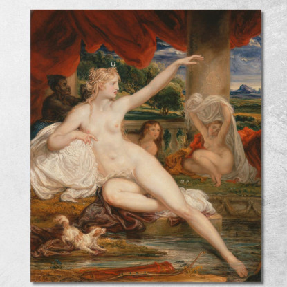 Diana Al Bagno James Ward jwr13 quadro stampato su tela