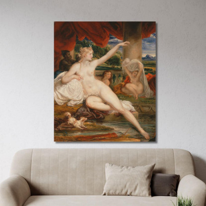 Diana Al Bagno James Ward jwr13 quadro stampato su tela
