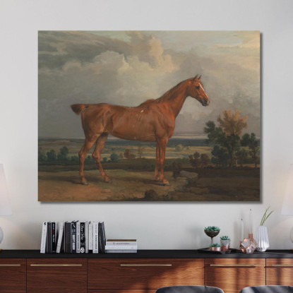 Cacciatore In Un Paesaggio James Ward jwr20 quadro stampato su tela