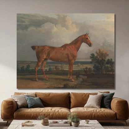 Cacciatore In Un Paesaggio James Ward jwr20 quadro stampato su tela