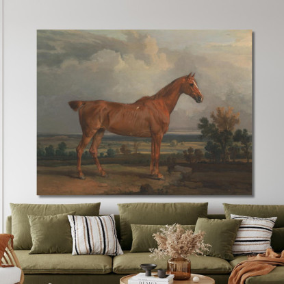 Cacciatore In Un Paesaggio James Ward jwr20 quadro stampato su tela