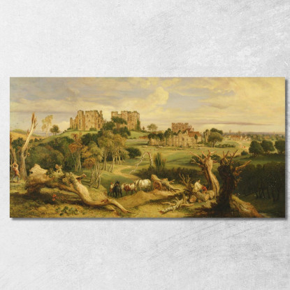 Castello Di Kenilworth Warwickshire James Ward jwr21 quadro stampato su tela