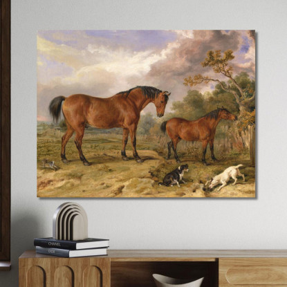 Ritratti Di Reformer Blucher Tory E Crib Di Proprietà Di Rowland Alston Esq. M.P. James Ward jwr28 quadro stampato su tela