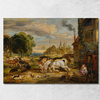 Studio Per "Sides All" Al Bunch Of Grapes Tavern Kensington James Ward jwr34 quadro stampato su tela