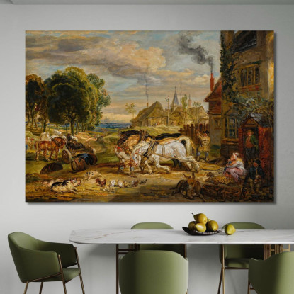 Studio Per "Sides All" Al Bunch Of Grapes Tavern Kensington James Ward jwr34 quadro stampato su tela