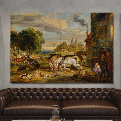 Studio Per "Sides All" Al Bunch Of Grapes Tavern Kensington James Ward jwr34 quadro stampato su tela