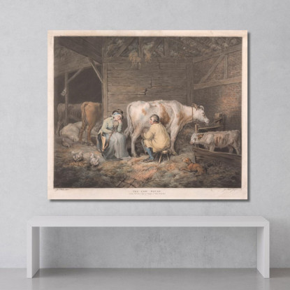 La Casa Delle Mucche James Ward jwr36 quadro stampato su tela