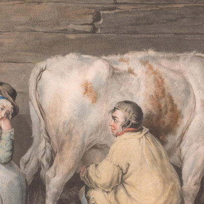 La Casa Delle Mucche James Ward jwr36 quadro stampato su tela