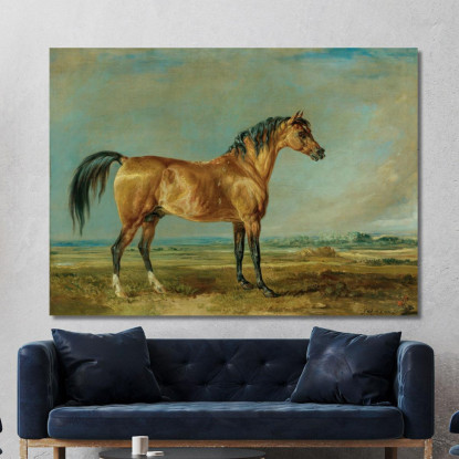 Lo Stallone Arabo Del Marchese Di Londonderry In Un Paesaggio James Ward jwr40 quadro stampato su tela