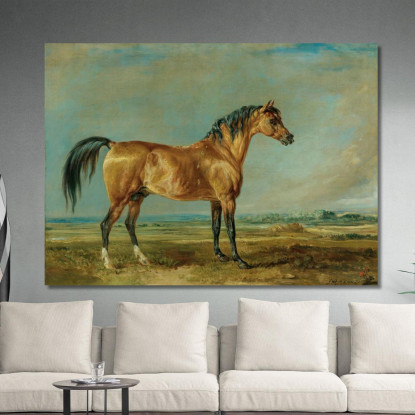 Lo Stallone Arabo Del Marchese Di Londonderry In Un Paesaggio James Ward jwr40 quadro stampato su tela