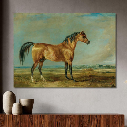 Lo Stallone Arabo Del Marchese Di Londonderry In Un Paesaggio James Ward jwr40 quadro stampato su tela