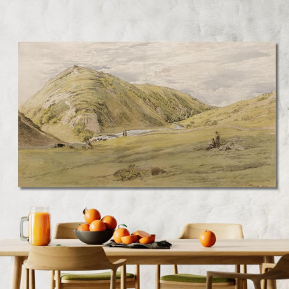 Ingresso A Dovedale Da Ashbourne Derbyshire John Linnell jln8 quadro stampato su tela